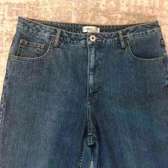 Coldwater Creek Women’s 14 Blue Jean Bootcut Midrise Medium Wash - Picture 5 of 7